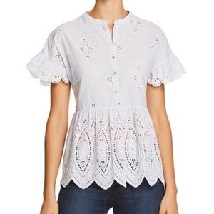 Joie Embroidered Top